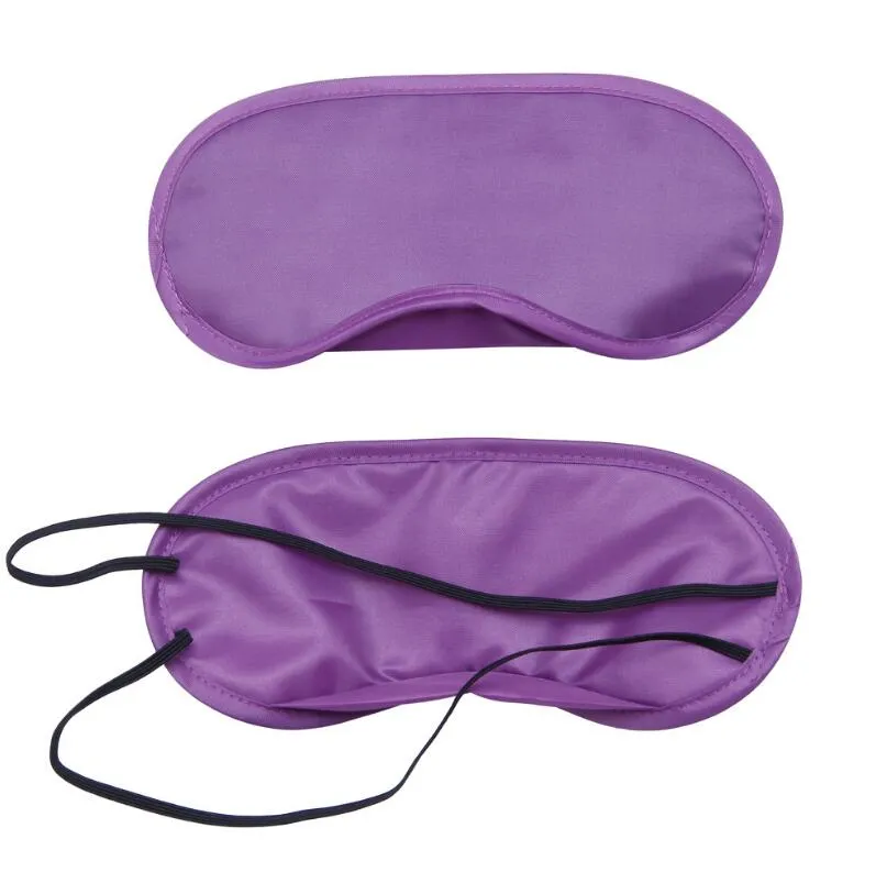 Resa slappna av öga sovmask satin blindfold mjuka ögonskugga nap omslag blindfold sovande mjukt ögonmask skugga täcke