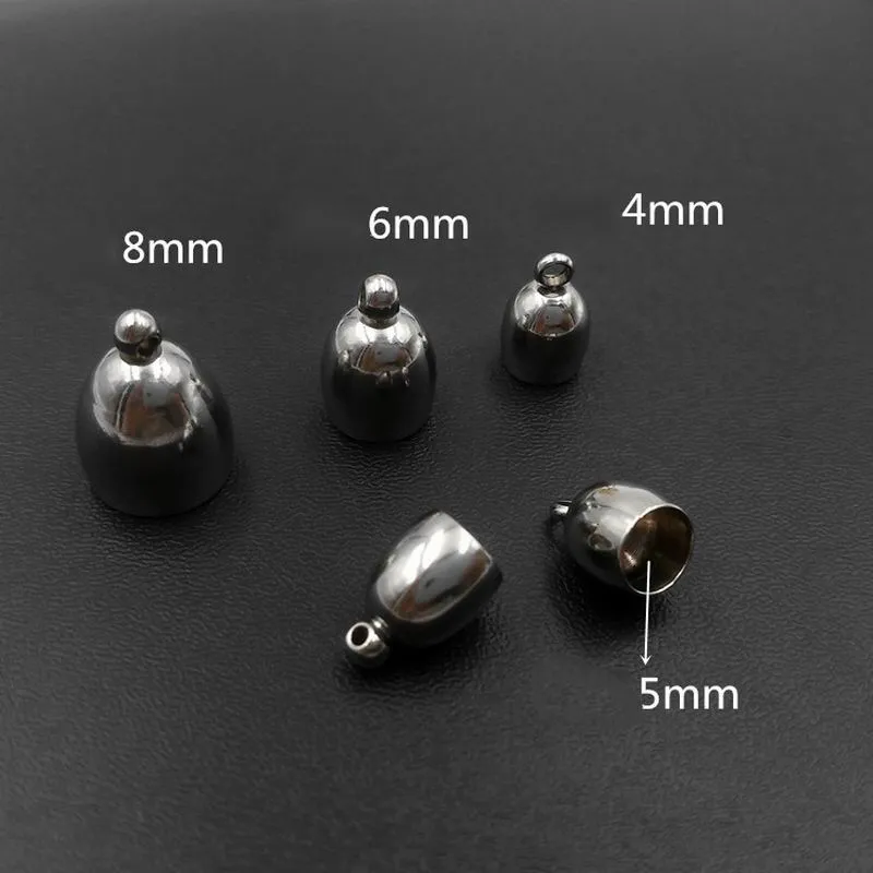 Top Quality Stainless Steel End Caps Crimp Bell Cover For Jewelry