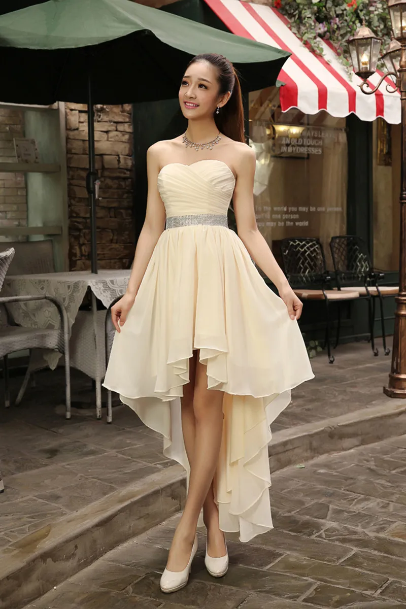 Vestido de dama de honor con cuentas con cuentas de alta voz grande Tamaño de fiesta Vestido de dama de honor con cuentas con cuentas de alta voz grande Tamaño de fiesta