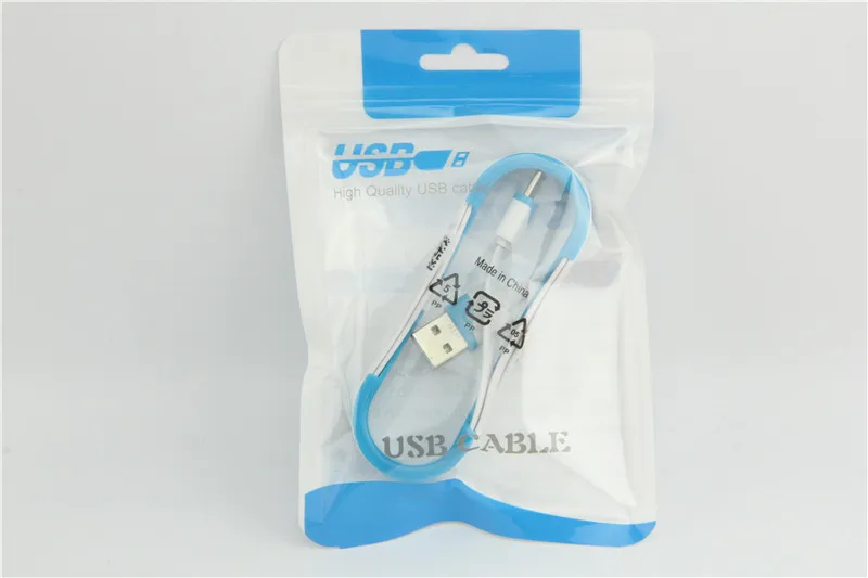 Nieuwe rits Plastic Retail Bag Pakket Shang Hole Poly Packaging voor iPhone Samsung Galaxy HTC Mobiele Telefoon USB Data Cable Opp Verpakking Box