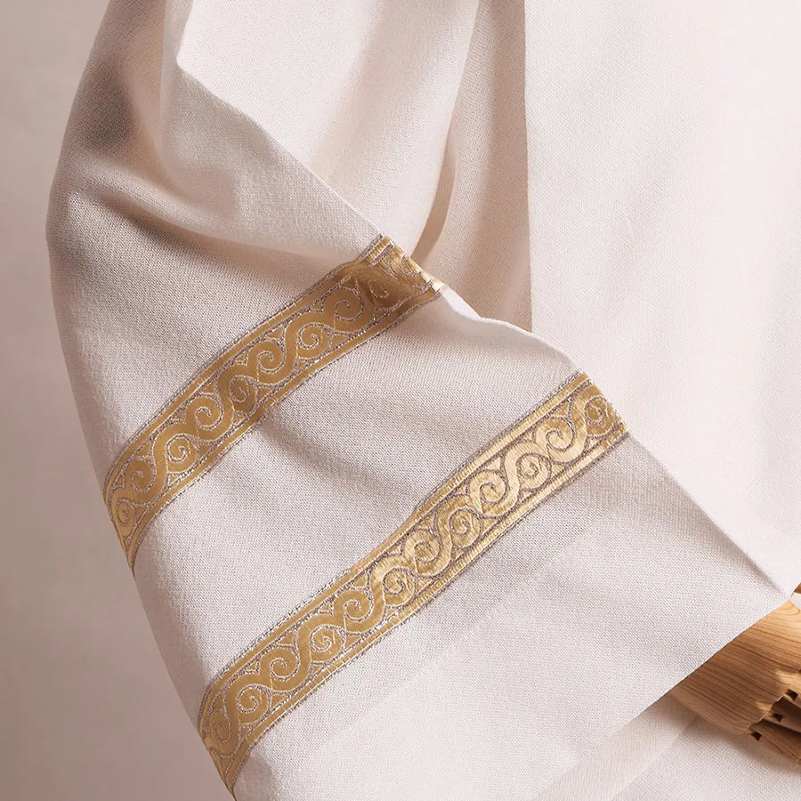 Religië Kostuums White Altar Server Robe Alb met plooien Katholieke aanbiddingswedstrijden voor Mannen Snelle verzending
