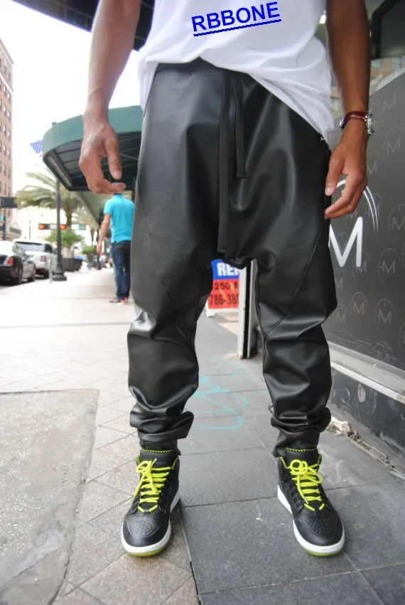 Wholesale New Men Drop Crotch Pants Designer Skinny Joggers