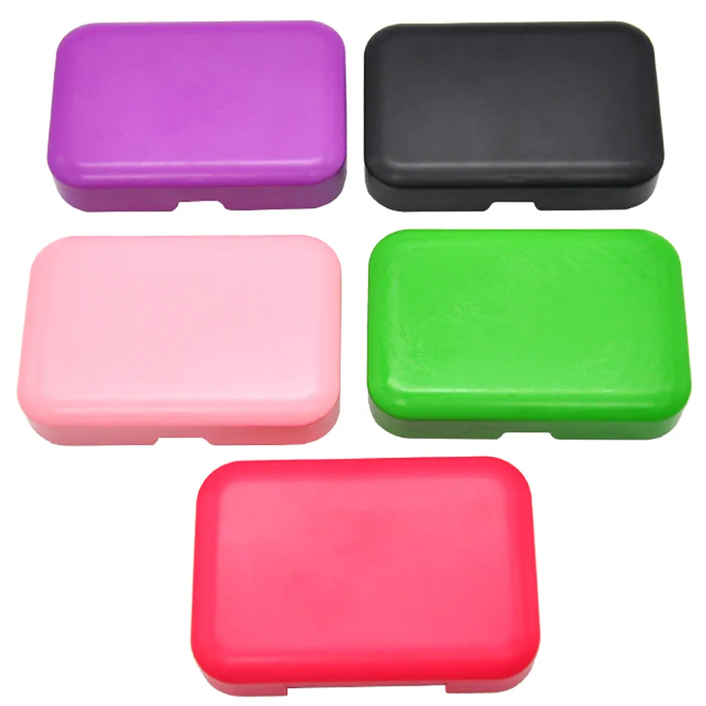 Plastic Tobacco Box ( 110mm*75mm) Cigarette Storage Case with 78MM Papaer Holder Plastic Tobacco Tin Portable Pocket Size