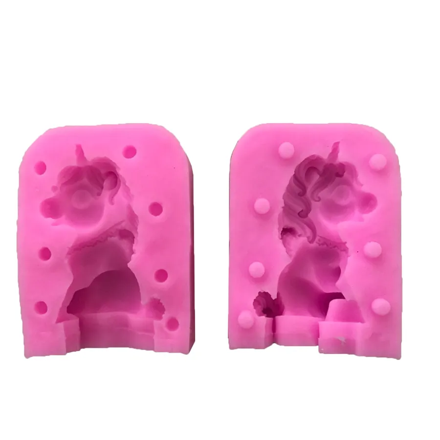 3D unicorn Pegasus fondant cake mold decorating tool Handmade soap mold candle mold DIY clay resin craft mould gift for daughter5433428