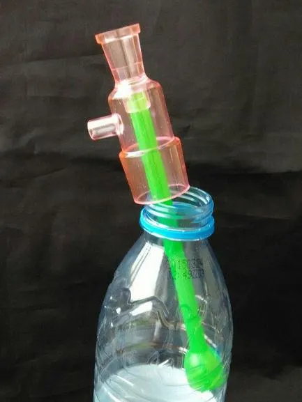 Wholesale 2015 new Colored acrylic inserts, homemade glass Hookah / glass bong accessories, cargo high 17cm, diameter 2.5c