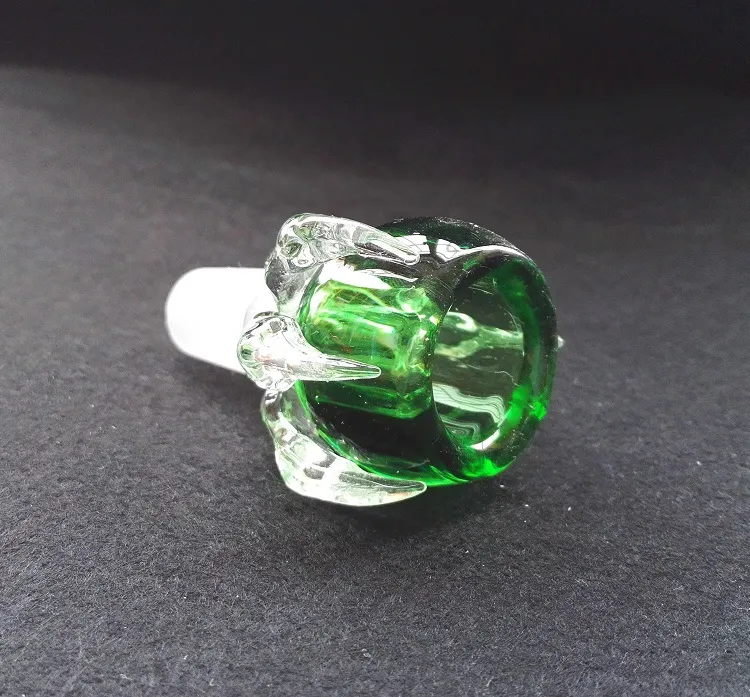 Dikke Dragon Claw Glass Bowl 14.4mm 18.8mm Mannelijk en vrouwelijk gewricht voor glazen bongen waterleidingen Gratis DHL