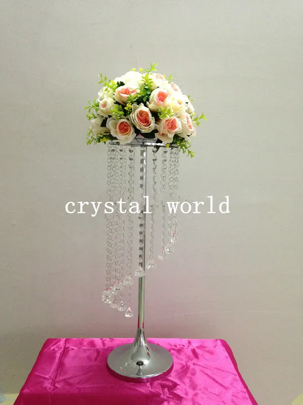 Kryształowy żyrandol stół do góry / stół ślubowy żyrandol / kryształ do środka ślubu / stołowe Centerpiece / Crystal Dekoracyjne