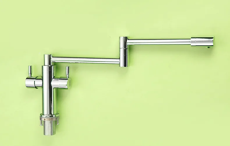 2015 Wholesale Solid Brass Deck Mounted Extended Hot And Cold Pot