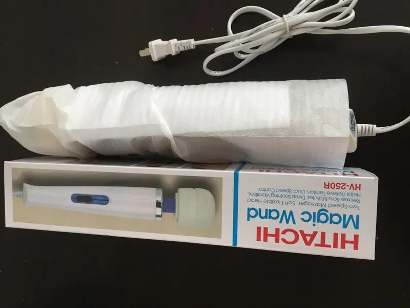 DHL 250R HITACHI Magic Wand Massager, masaż super wibracja, wibrator ,, pełny masażer do ciała, masażer wibracyjny 110 V-250V, bezpłatny statek 10 sztuk