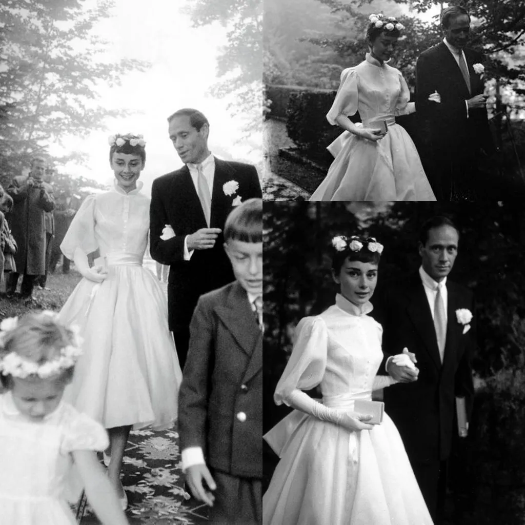 Abito da sposa di audrey hepburn sale