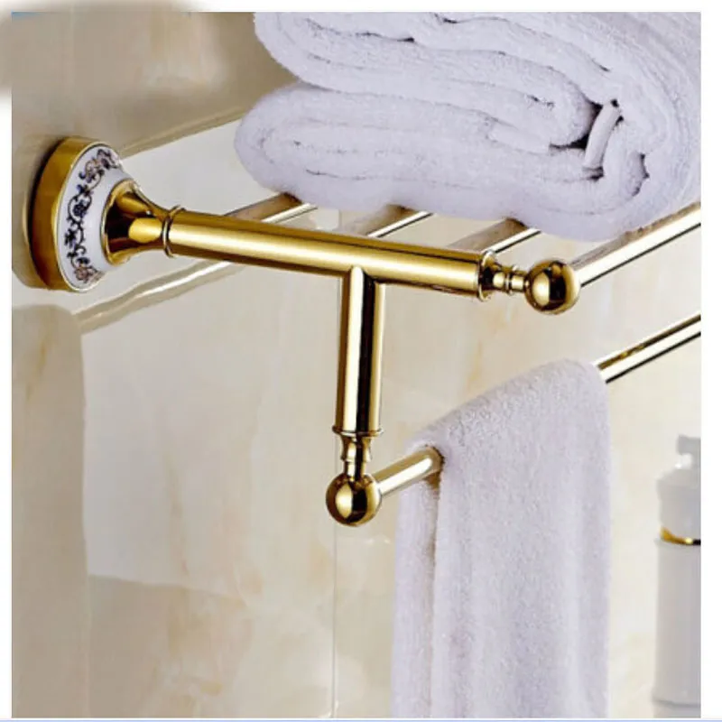 Brass bathroom towel 2025 rail