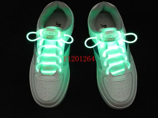 Darmowa wysyłka 2015 Nowy styl Gen 3 Glow LED Flash Coranje LED Shoestring Muti-Color LED Shoelace w magazynie, 100 sztuk / partia = 50 par