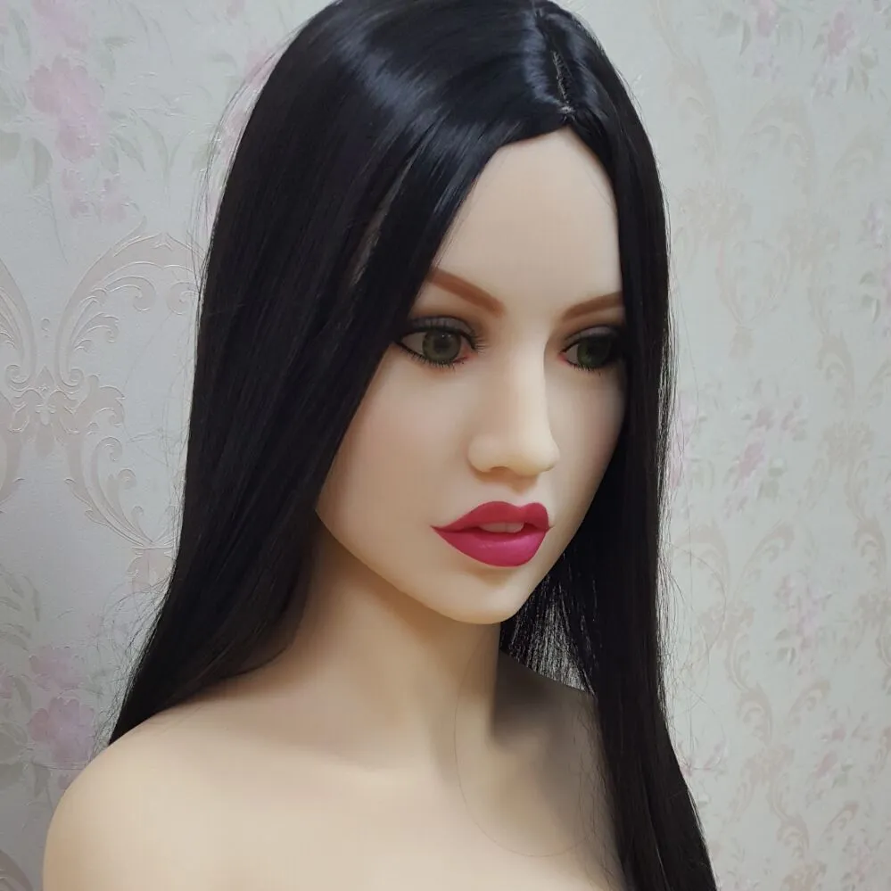 63 Cool Girl Face Oral Sex Doll Head For Big Size Sexy Dolls 135cm 140cm 148cm 153cm 152cm