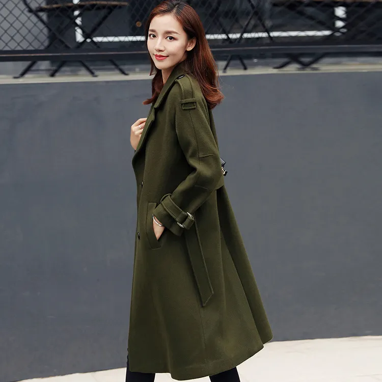 Long thin discount trench coat