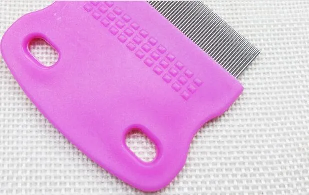 Pet Dog Cat Clean Comb Metal Lice Comb Small Pet Nit Lice Comb Gratis frakt