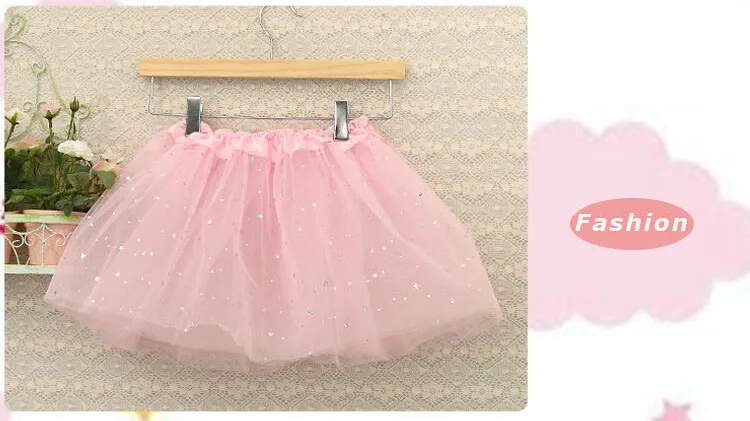 Nuove ragazze Girl Ballet Dancewwear Skirt Tutu Girls Girls Bling Paiugine Tulle Tutu Skirts Princess Dressup Paillette Skirts Costume 8100777