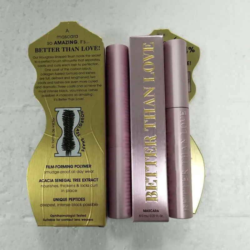 Nuovo arrivo di alta qualitànew Faced Better Than LOVEBetter Than Sex Mascara Makeup LASH Mascara nero Cosmetici occhi impermeabili7961715