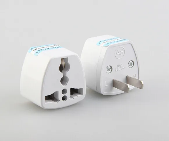 High Quality Travel Charger AC Electrical Power UK/AU/EU To US Plug Adapter Converter USA Universal Power Plug Adaptador ConnectorWhite