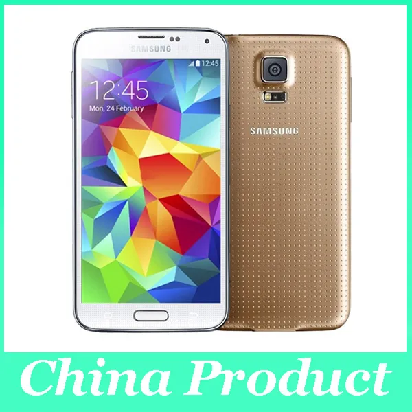 100% d'origine Samsung Galaxy S5 i9600 G900F téléphones quad core 2 Go de RAM 16 Go ROM 5.1 "smartphone remis à neuf