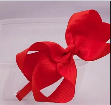 Fashion teethed plastic headband with boutique Hair bow headwear children hair accessories 