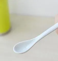 흰 도자기 긴 차 커피 디저트 스푼 티스푼 17cm 우유 뜨거운 음료 숟가락 Stirrer 빠른 섞어 무료 배송