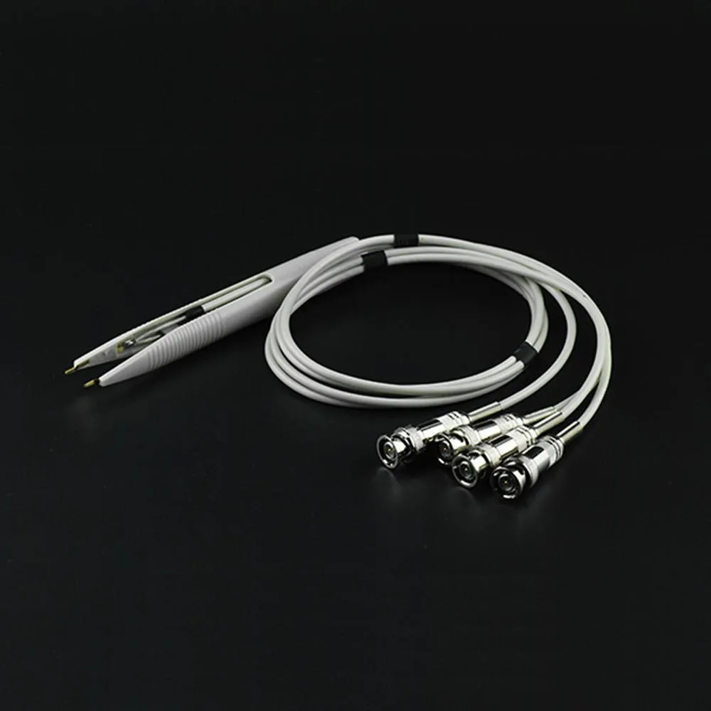 2x Meter Test Leads Terminal Kelvin Clips Fios De Cabo Em 4 | Frete grátis
