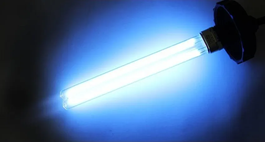 Wholejebo 5W36W Wattage UV Sterilizer Lamp Light Ultraviolet Filter Clarifier Water Cleaner för Aquarium Pond Coral Koi Fish9040335