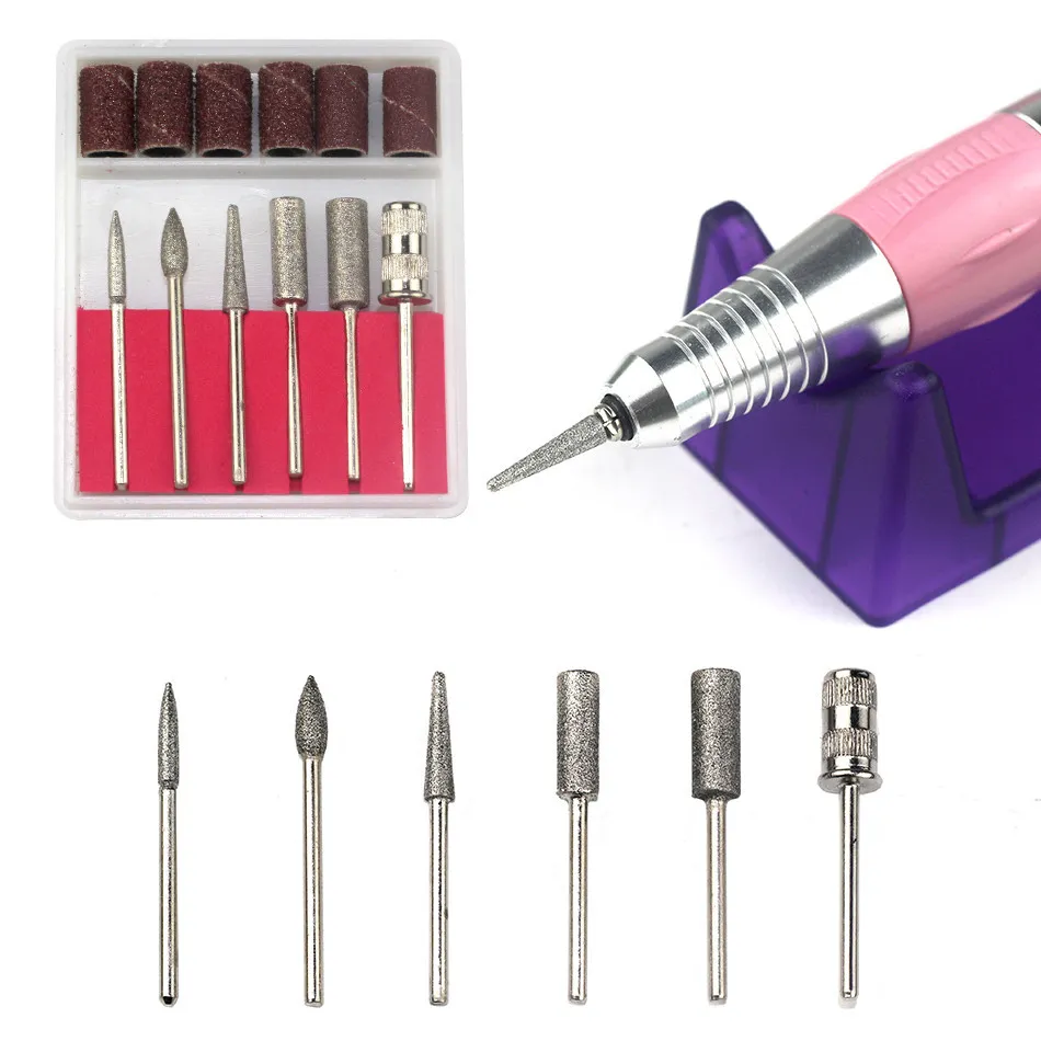 30000 об / мин Nail Drill Pro Электрическая пилка для ногтей Машина для маникюра и педикюра Сверло для ногтей Гель-лак для ногтей Инструменты для ногтей