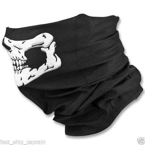 Fleece cykel cykling motorcykel halva ansiktsmask sport vindproppar cap huvudkläder cykelmasker tvättduk Skull2492375