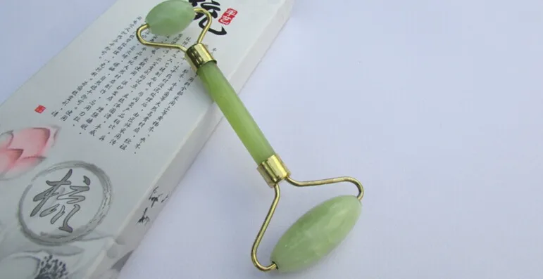 Practical Women/Lady Facial Relaxation Slimming Tool Jade Roller Massager For Face Body Head Neck Foot jade massage stone