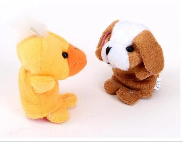 DHL Fedex Animal Finger Puppets Kids Baby Cute Play Storytime Velvet Plush Toys Assorted Animals