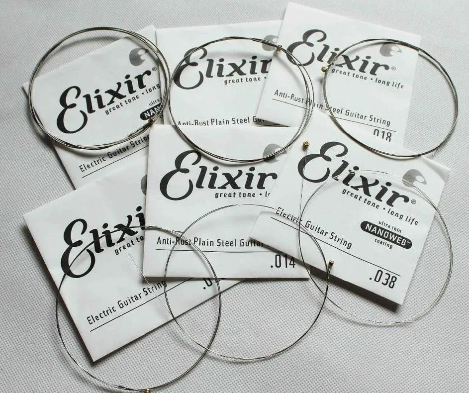 ELIXIR 011049 12102 Electric Guitar Strings Super Light Strings Guitar Parts Musical Instruments Accessories8479048