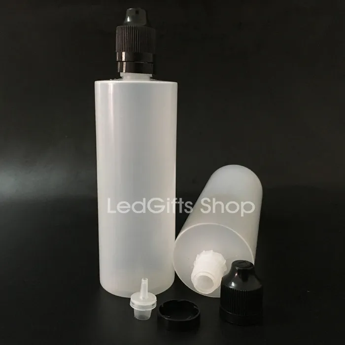 Colorful Tamper Evident Seal And Child Proof Cap Empty Bottle 120ml E