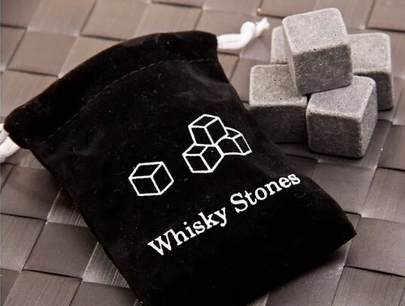 = 1350 PZ pietre di whisky, pietra di whisky con sacchetto di velluto pietra di roccia di whisky Grande regalo Spedizione gratuita