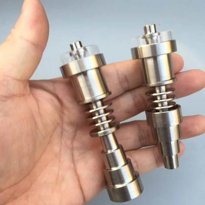 Anti-korrosionskvarts titan nagelhybrid 20mm spolvärmare 10 14 18 mm Joint Electric Nail Dab Rig för glasvattenrör273R
