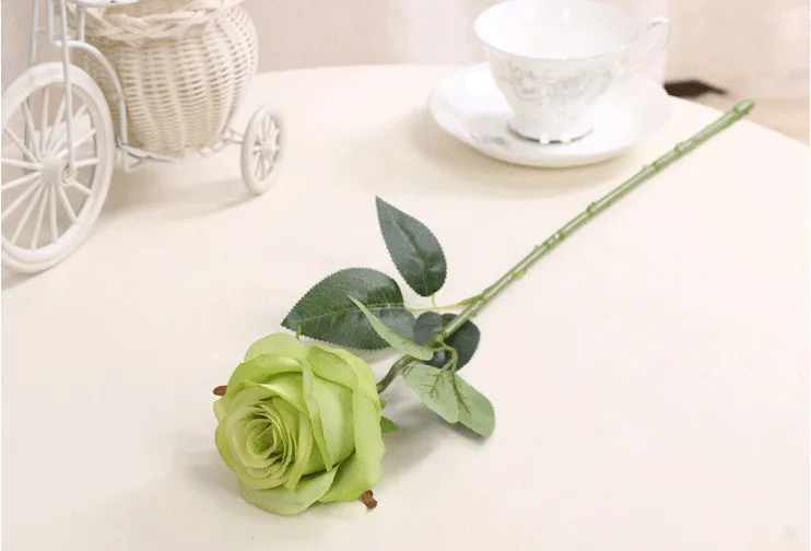 Decor róża sztuczne kwiaty jedwabne kwiaty prawdziwe dotyk róża ślub ślub ślubne bukiet dekoracja domowa akcesorium akcesorium