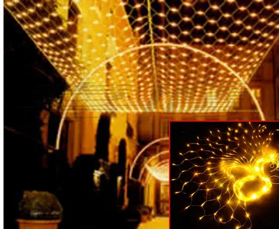 6 M* 3M 640LED net lightS festival lamp hotel supplies wedding waterproof outdoor garden lights AC110V-250V