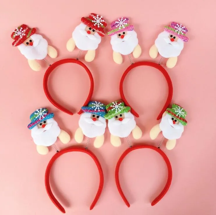 Christmas head hoop clasp hair band head band Christmas crafts head hoop party decoration free shipping CH01004