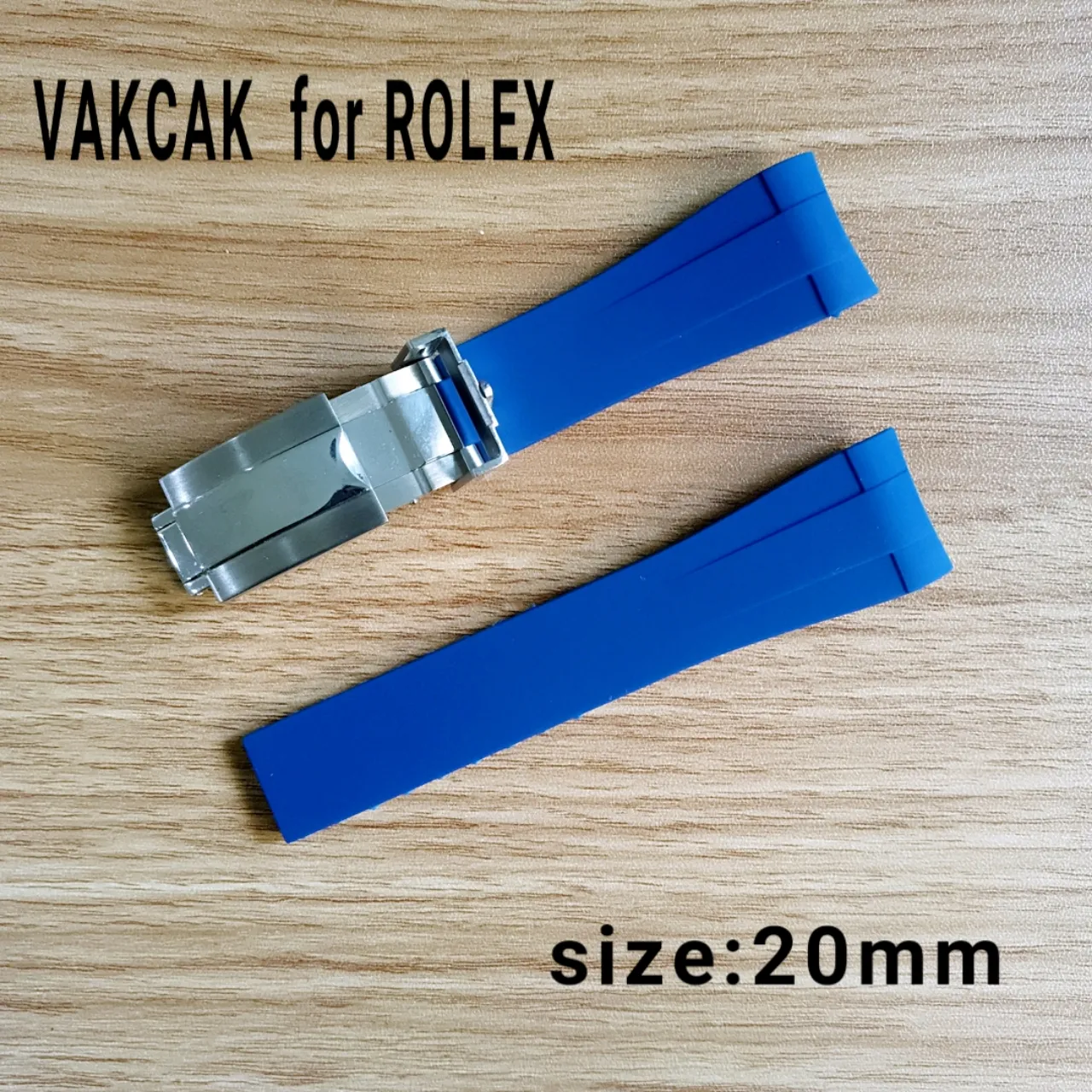 Ремешок размером 20 мм подходит для ROLEX SUB GMT, новый мягкий прочный водонепроницаемый ремешок, аксессуары для часов с серебряной оригинальной стальной застежкой 5211F