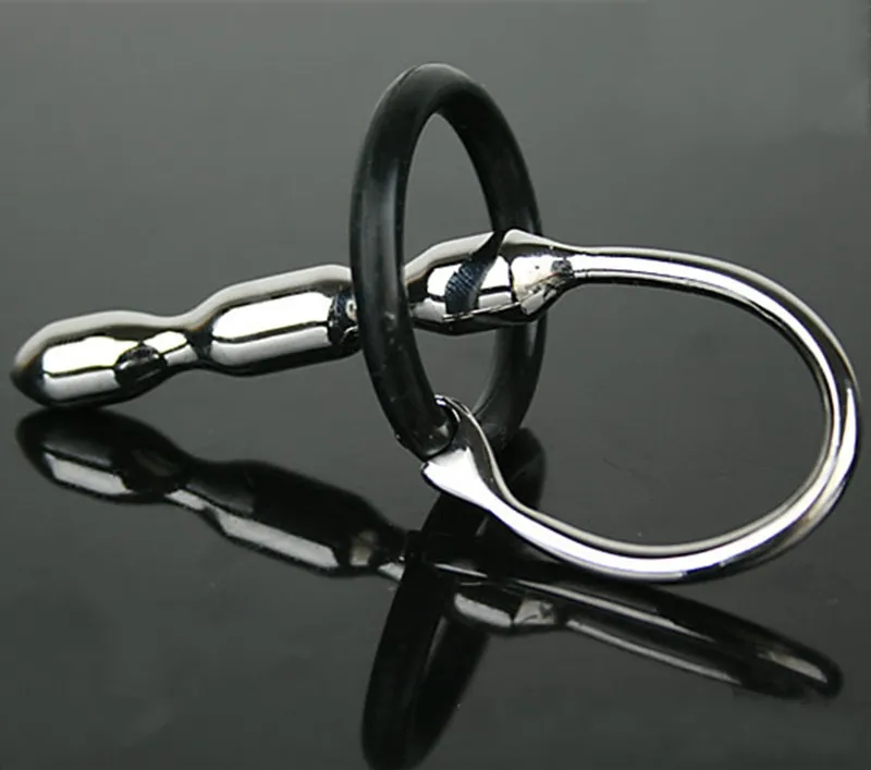 Urethral Sounds 음경 플러그 Cathesters 60mm Dick Ring 남성 정장 기기 용 장난감 Stainless Steel Sounding 600