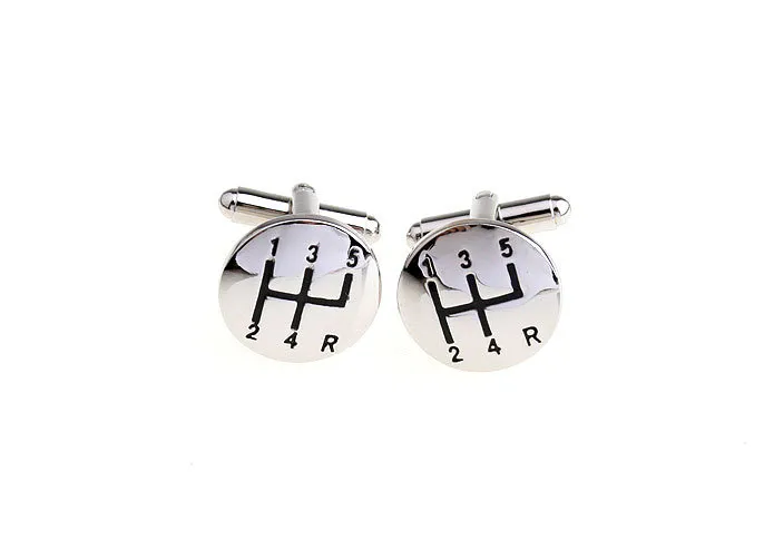 Stainless Steel Car Shift Gear Cufflinks for Men Gearbox Cufflinks French Cufflinks Wedding Cufflinks Fathers Day Gifts3275