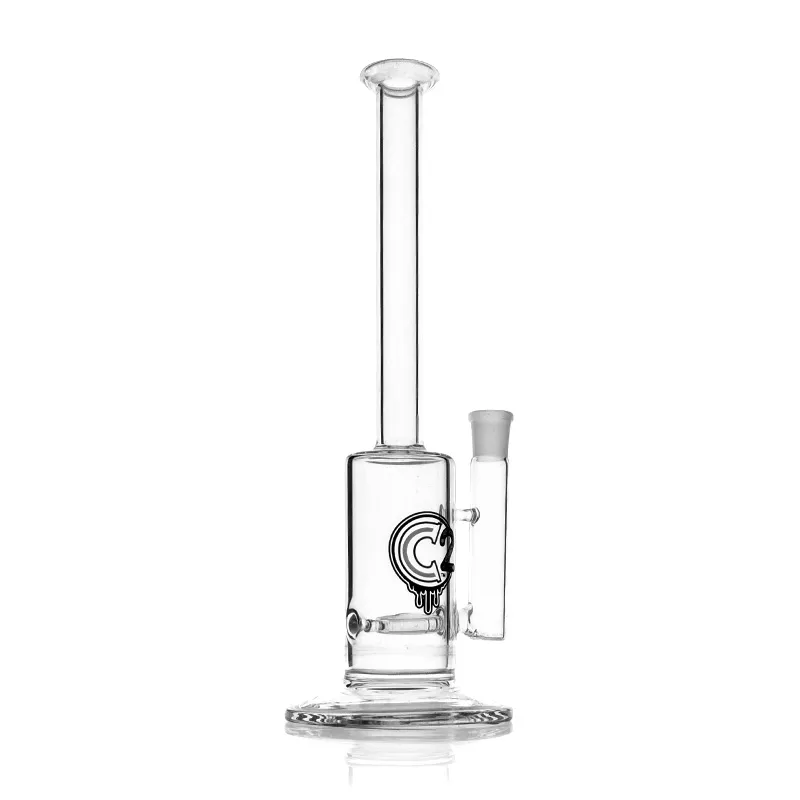 Low-cost sales C2 Glass water pipe with 14" Large Straight Tube with Circ PercIce Pinch with 18.8mm female joint
