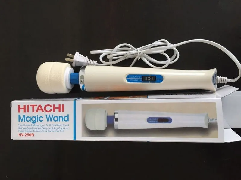 DHL 250R HITACHI Massageador Varinha Mágica, massagem Super vibração, vibrador ,, massageador de corpo inteiro, 110 V-250 V massageador de vibração, navio livre 