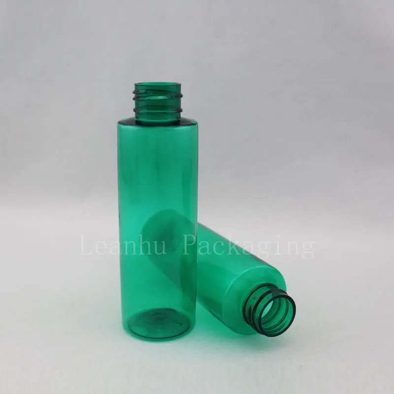 100ml green bottle with lotion pump (3)