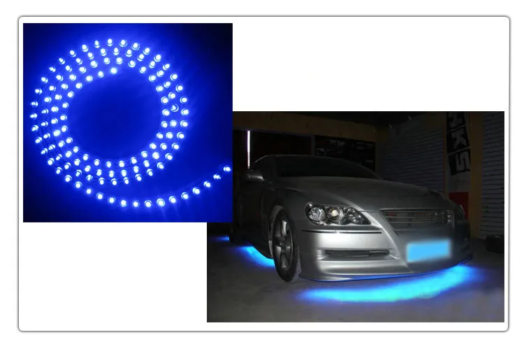 10 sztuk ciężarówki samochodowej LED Strip Lights Light DIY Elastyczny PVC Biały / Żółty / Zielony / Czerwony / Niebieski 24 cm 24d 48cm 48LES 72 cm 72 LED 96 CM 96 LEDS 120 CM