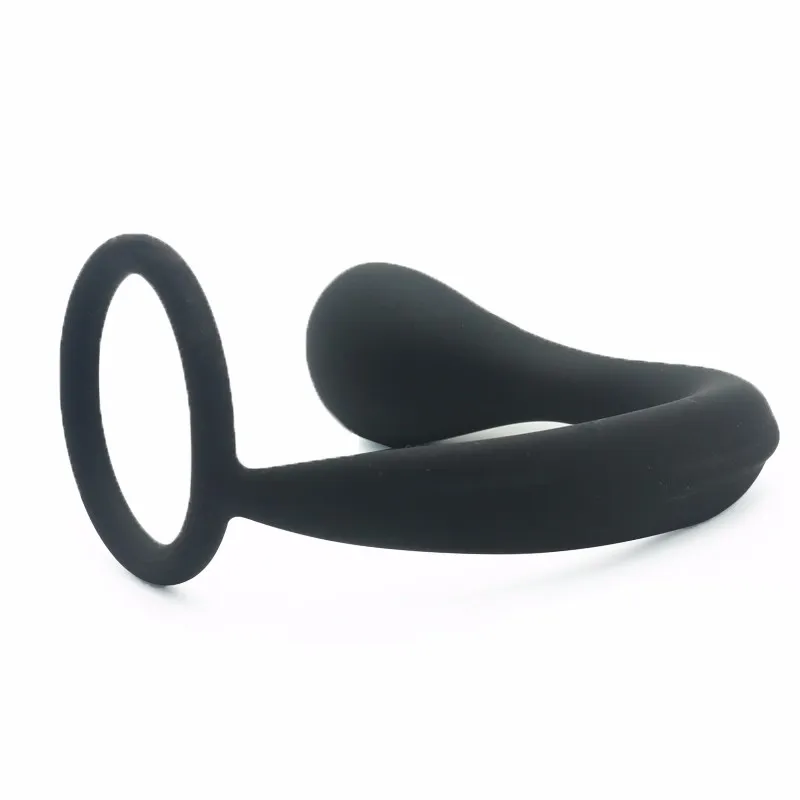Giochi adulti Prostata Massager Cock Ring ANCH Plug Anal Silicone Bott Cuggino giocattoli sessuali erotici Men1484550