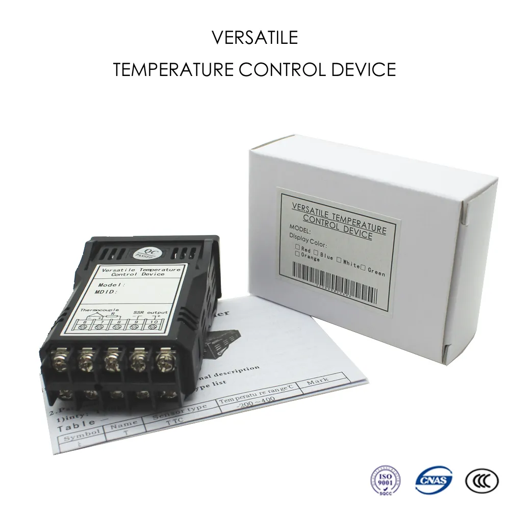 شاشة زرقاء AC  DC85 ~ 260V ، جهاز التحكم في درجة الحرارة متعددة الاستخدامات PID ، XMT7100 ، SSR ، المصنعين المباشر ، ضمان الجودة ، شعار مخصص