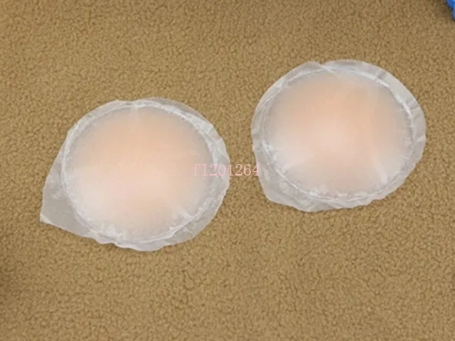 Frete Grátis Silicone Invisível Adesivo Mamilo Cobre Almofada Vara No Gel Push Up peito Invisible colar peito pétalas 100 Par / lote