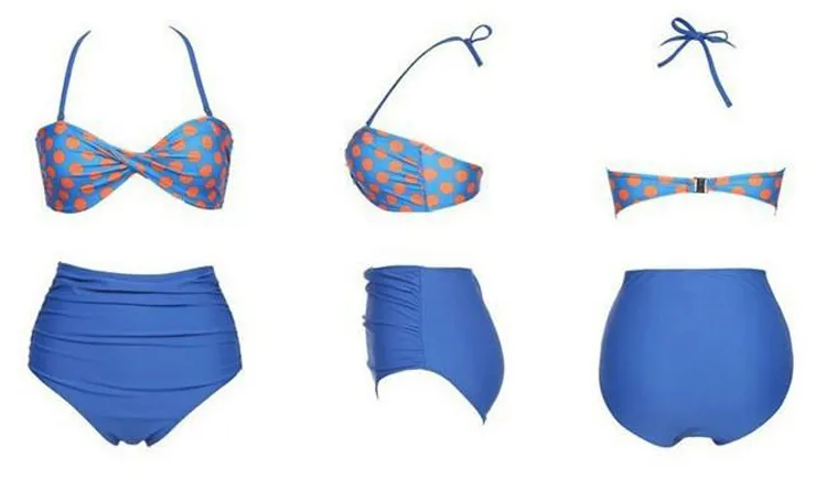 woman brazilian swimsuit 2016 bandeau push up bikini sets high waist bikini set women swimwear high waisted bathing suits 