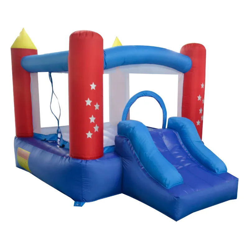 ساحة قفزة قابلة للنفخ ألعاب Mini Bounce House Bouncy Castle Home استخدم ألعاب Moonwalk Trampoline مع منفاخ